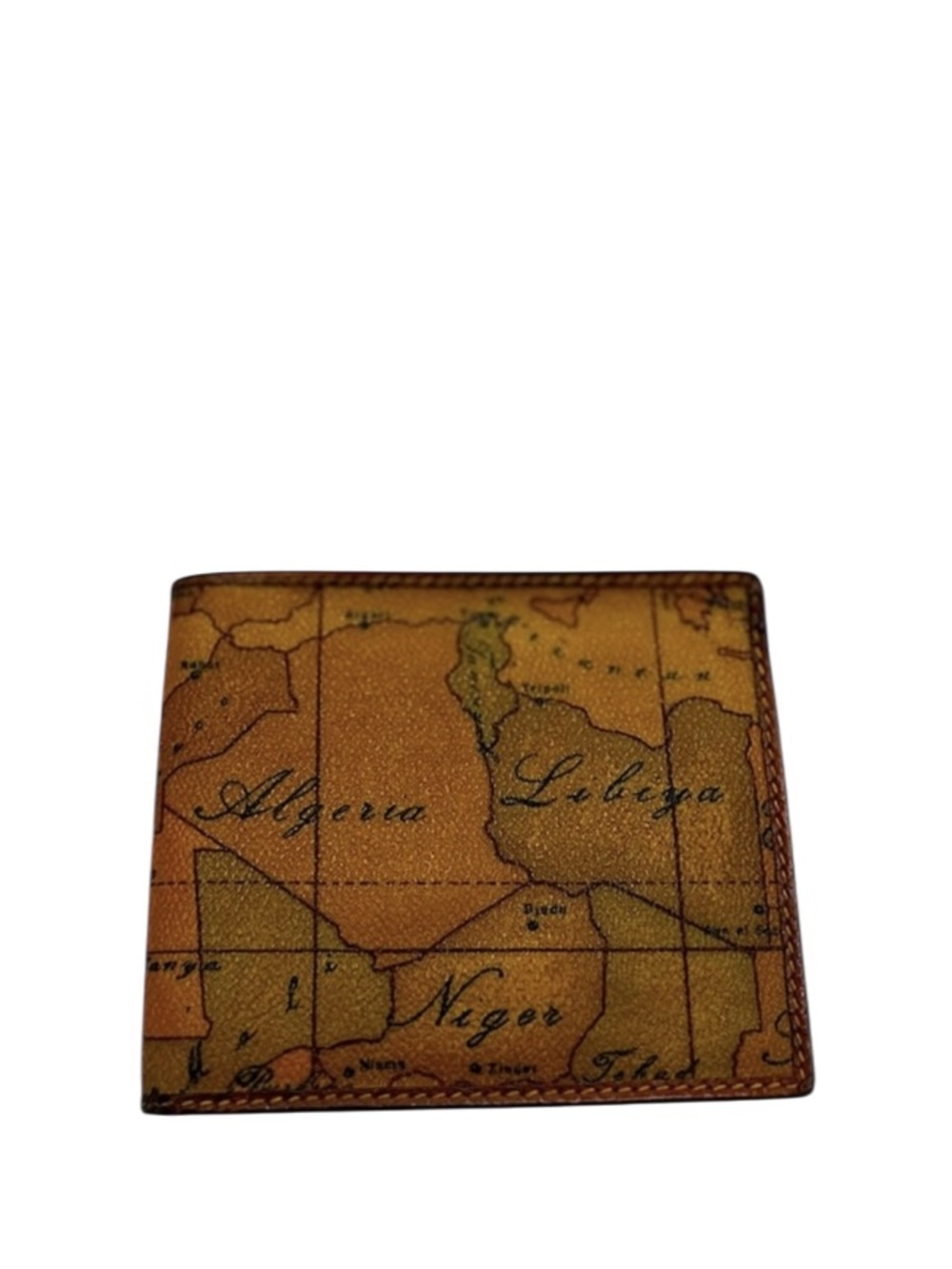 ALVIERO MARTINI - PRIMA 1A CLASSE BROWN TAN BLACK BIFOLD WALLET